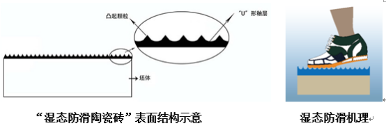 花季传媒免费观看下载瓷砖花季传媒网站入口“湿态防滑陶瓷砖”机理结构图